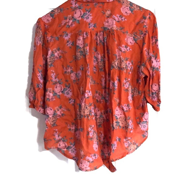 Free People Celia Flowered Blouse - Picture 9 of 10